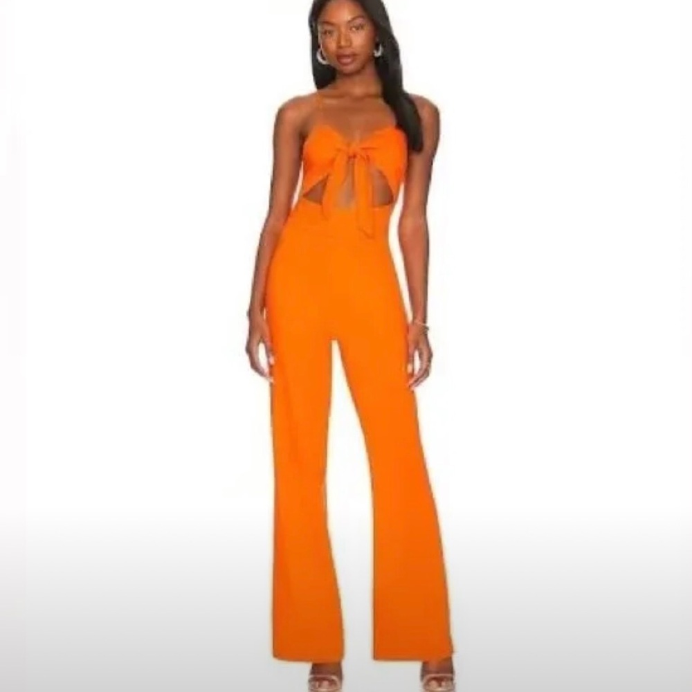 Lita by Ciara Tie Front Jumpsuit size XXS New